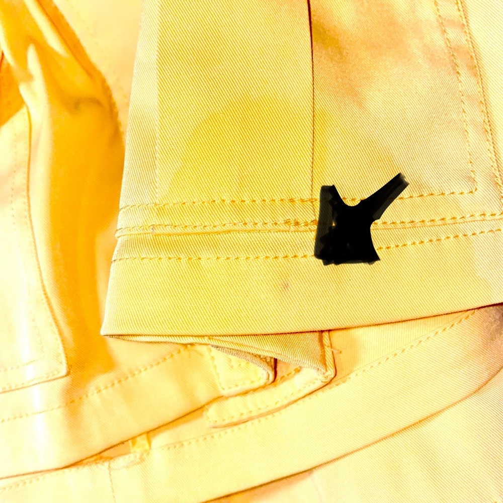 Ruby Rd. Bright Yellow Drawstring Utility Jacket - image 10